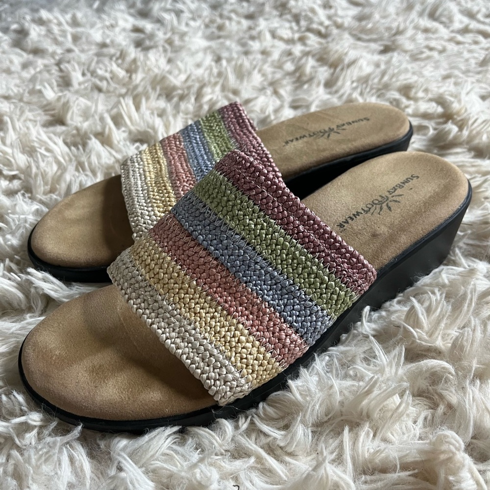 Sunbay footwear size 7 crochet sandals